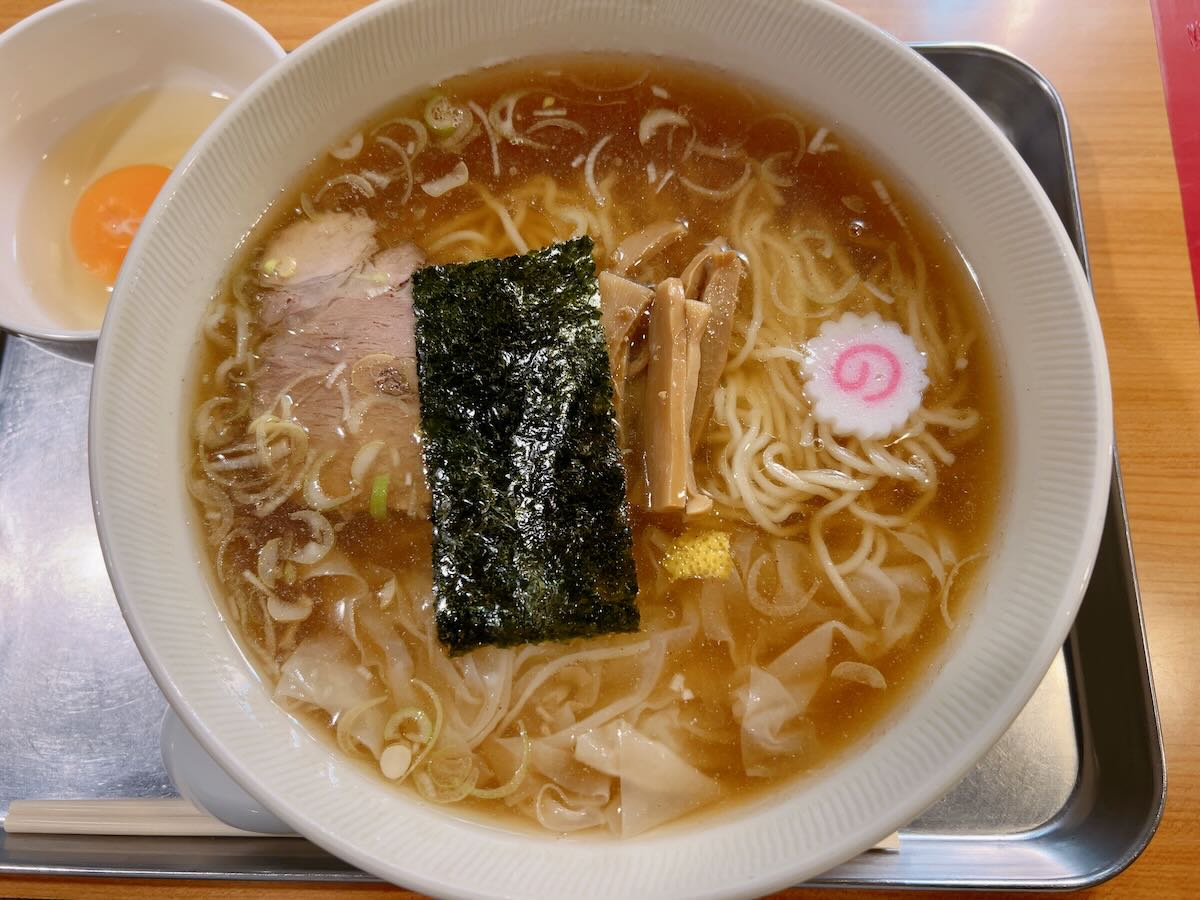 「日吉 大勝軒」のワンタン麺（1玉）